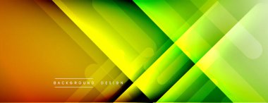 Dinamik çizgiler soyut arkaplan. Üç boyutlu gölge efektleri ve sıvı eğimleri. Modern çakışma biçimleri