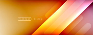 Dinamik çizgiler soyut arkaplan. Üç boyutlu gölge efektleri ve sıvı eğimleri. Modern çakışma biçimleri