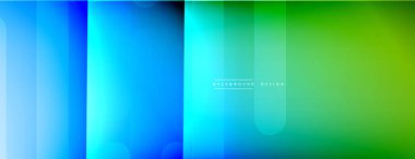 Dinamik çizgiler soyut arkaplan. Üç boyutlu gölge efektleri ve sıvı eğimleri. Modern çakışma biçimleri