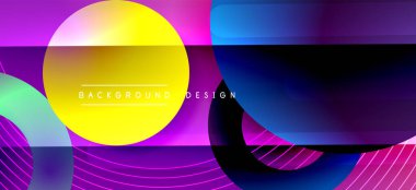 Renk bloğu vektörü soyut arkaplan, renk eğimine göre dinamik şekiller. Metnin, logonuz veya grafikleriniz için modaylı geometrik soyut arkaplan