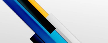 İş veya teknoloji sunumu, İnternet posteri veya web broşürü kapağı, duvar kağıdı kapağı için renk soyut geometrik arkaplan