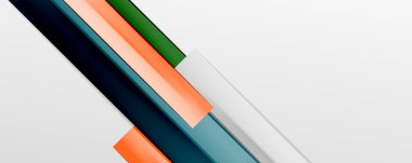 İş veya teknoloji sunumu, İnternet posteri veya web broşürü kapağı, duvar kağıdı kapağı için renk soyut geometrik arkaplan