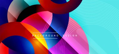 Renk bloğu vektörü soyut arkaplan, renk eğimine göre dinamik şekiller. Metnin, logonuz veya grafikleriniz için modaylı geometrik soyut arkaplan