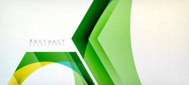 Şeffaf altıgenler geometrik şekiller soyut arkaplan