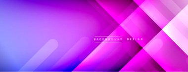 Dinamik çizgiler soyut arkaplan. Üç boyutlu gölge efektleri ve sıvı eğimleri. Modern çakışma biçimleri