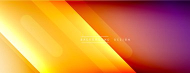 Dinamik çizgiler soyut arkaplan. Üç boyutlu gölge efektleri ve sıvı eğimleri. Modern çakışma biçimleri