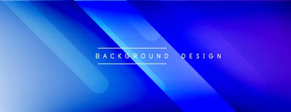 Dynamic lines abstract background. 3D shadow effects and fluid gradients. Modern overlapping forms — Stock Vector