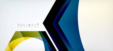 Şeffaf altıgenler geometrik şekiller soyut arkaplan