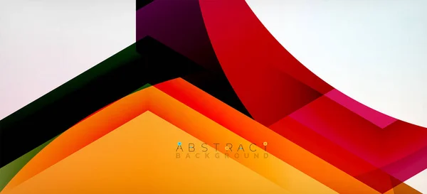 Vektor-Farbsechsecke geometrische abstrakte Hintergrund — Stockvektor