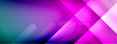 Dinamik çizgiler soyut arkaplan. Üç boyutlu gölge efektleri ve sıvı eğimleri. Modern çakışma biçimleri