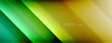 Dinamik çizgiler soyut arkaplan. Üç boyutlu gölge efektleri ve sıvı eğimleri. Modern çakışma biçimleri