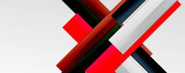 İş veya teknoloji sunumu, İnternet posteri veya web broşürü kapağı, duvar kağıdı kapağı için renk soyut geometrik arkaplan