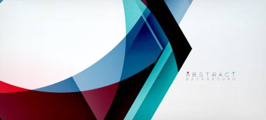 Şeffaf altıgenler geometrik şekiller soyut arkaplan