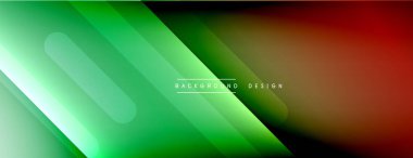 Dinamik çizgiler soyut arkaplan. Üç boyutlu gölge efektleri ve sıvı eğimleri. Modern çakışma biçimleri