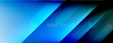 Dinamik çizgiler soyut arkaplan. Üç boyutlu gölge efektleri ve sıvı eğimleri. Modern çakışma biçimleri