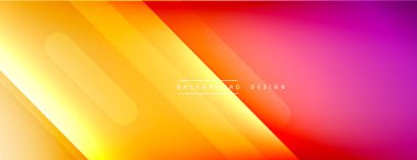 Dinamik çizgiler soyut arkaplan. Üç boyutlu gölge efektleri ve sıvı eğimleri. Modern çakışma biçimleri