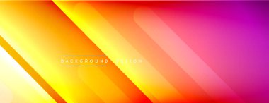 Dinamik çizgiler soyut arkaplan. Üç boyutlu gölge efektleri ve sıvı eğimleri. Modern çakışma biçimleri