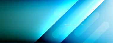 Dinamik çizgiler soyut arkaplan. Üç boyutlu gölge efektleri ve sıvı eğimleri. Modern çakışma biçimleri