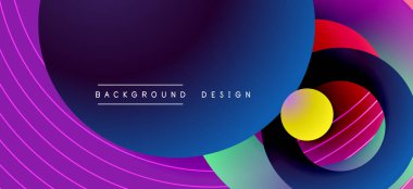 Renk bloğu vektörü soyut arkaplan, renk eğimine göre dinamik şekiller. Metnin, logonuz veya grafikleriniz için modaylı geometrik soyut arkaplan