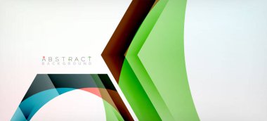 Vektör renk altıgenler geometrik soyut arkaplan