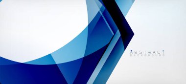 Şeffaf altıgenler geometrik şekiller soyut arkaplan