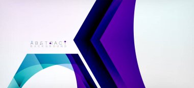 Vektör renk altıgenler geometrik soyut arkaplan