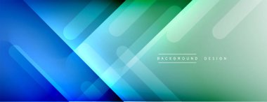 Dinamik çizgiler soyut arkaplan. Üç boyutlu gölge efektleri ve sıvı eğimleri. Modern çakışma biçimleri