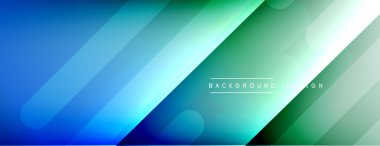 Dinamik çizgiler soyut arkaplan. Üç boyutlu gölge efektleri ve sıvı eğimleri. Modern çakışma biçimleri