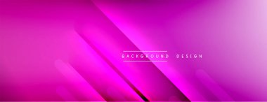 Dinamik çizgiler soyut arkaplan. Üç boyutlu gölge efektleri ve sıvı eğimleri. Modern çakışma biçimleri