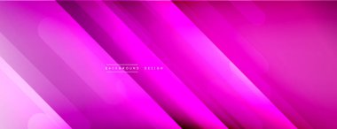 Dinamik çizgiler soyut arkaplan. Üç boyutlu gölge efektleri ve sıvı eğimleri. Modern çakışma biçimleri