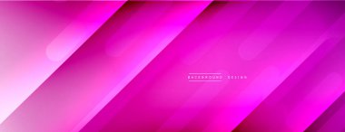 Dinamik çizgiler soyut arkaplan. Üç boyutlu gölge efektleri ve sıvı eğimleri. Modern çakışma biçimleri