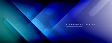 Dinamik çizgiler soyut arkaplan. Üç boyutlu gölge efektleri ve sıvı eğimleri. Modern çakışma biçimleri