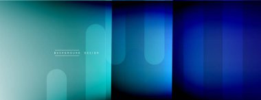 Dinamik çizgiler soyut arkaplan. Üç boyutlu gölge efektleri ve sıvı eğimleri. Modern çakışma biçimleri