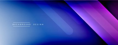 Dinamik çizgiler soyut arkaplan. Üç boyutlu gölge efektleri ve sıvı eğimleri. Modern çakışma biçimleri