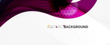 İş ya da teknoloji sunumu, internet posteri ya da web broşürü kapağı, duvar kağıdı için moda tasarım şablonu