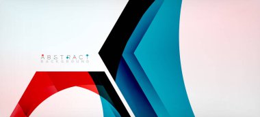 Şeffaf altıgenler geometrik şekiller soyut arkaplan