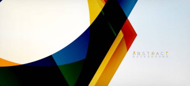 Vektör renk altıgenler geometrik soyut arkaplan