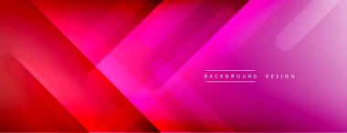 Dinamik çizgiler soyut arkaplan. Üç boyutlu gölge efektleri ve sıvı eğimleri. Modern çakışma biçimleri