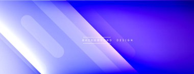 Dinamik çizgiler soyut arkaplan. Üç boyutlu gölge efektleri ve sıvı eğimleri. Modern çakışma biçimleri