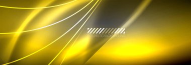 Neon dinamik ışınlar vektör soyut duvar kağıdı arka planı. Duvar kağıdı arkaplanı, iş ve teknoloji sunumları için tasarım şablonları, İnternet posterleri veya web broşürü kapakları