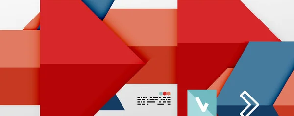 Triángulos de color brillantes y formas geométricas vector fondo abstracto — Archivo Imágenes Vectoriales