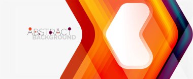 Vektör 3d ok geometrik bileşimi, iş veya teknoloji sunumu için soyut arkaplan, İnternet posteri veya web broşürü kapağı, duvar kağıdı