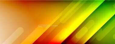 Dinamik çizgiler soyut arkaplan. Üç boyutlu gölge efektleri ve sıvı eğimleri. Modern çakışma biçimleri