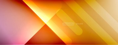 Dinamik çizgiler soyut arkaplan. Üç boyutlu gölge efektleri ve sıvı eğimleri. Modern çakışma biçimleri