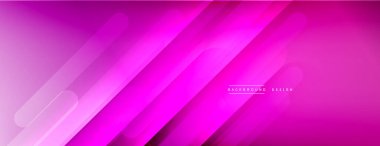 Dinamik çizgiler soyut arkaplan. Üç boyutlu gölge efektleri ve sıvı eğimleri. Modern çakışma biçimleri