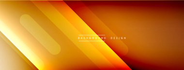 Dinamik çizgiler soyut arkaplan. Üç boyutlu gölge efektleri ve sıvı eğimleri. Modern çakışma biçimleri