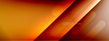 Dinamik çizgiler soyut arkaplan. Üç boyutlu gölge efektleri ve sıvı eğimleri. Modern çakışma biçimleri