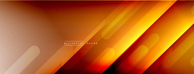 Dinamik çizgiler soyut arkaplan. Üç boyutlu gölge efektleri ve sıvı eğimleri. Modern çakışma biçimleri