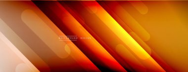 Dinamik çizgiler soyut arkaplan. Üç boyutlu gölge efektleri ve sıvı eğimleri. Modern çakışma biçimleri