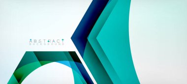 Şeffaf altıgenler geometrik şekiller soyut arkaplan